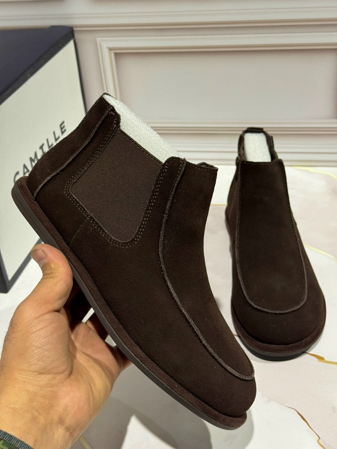 ,замшевые полусапожки хегель,мужские ботинки, теплая,зимний  мужской