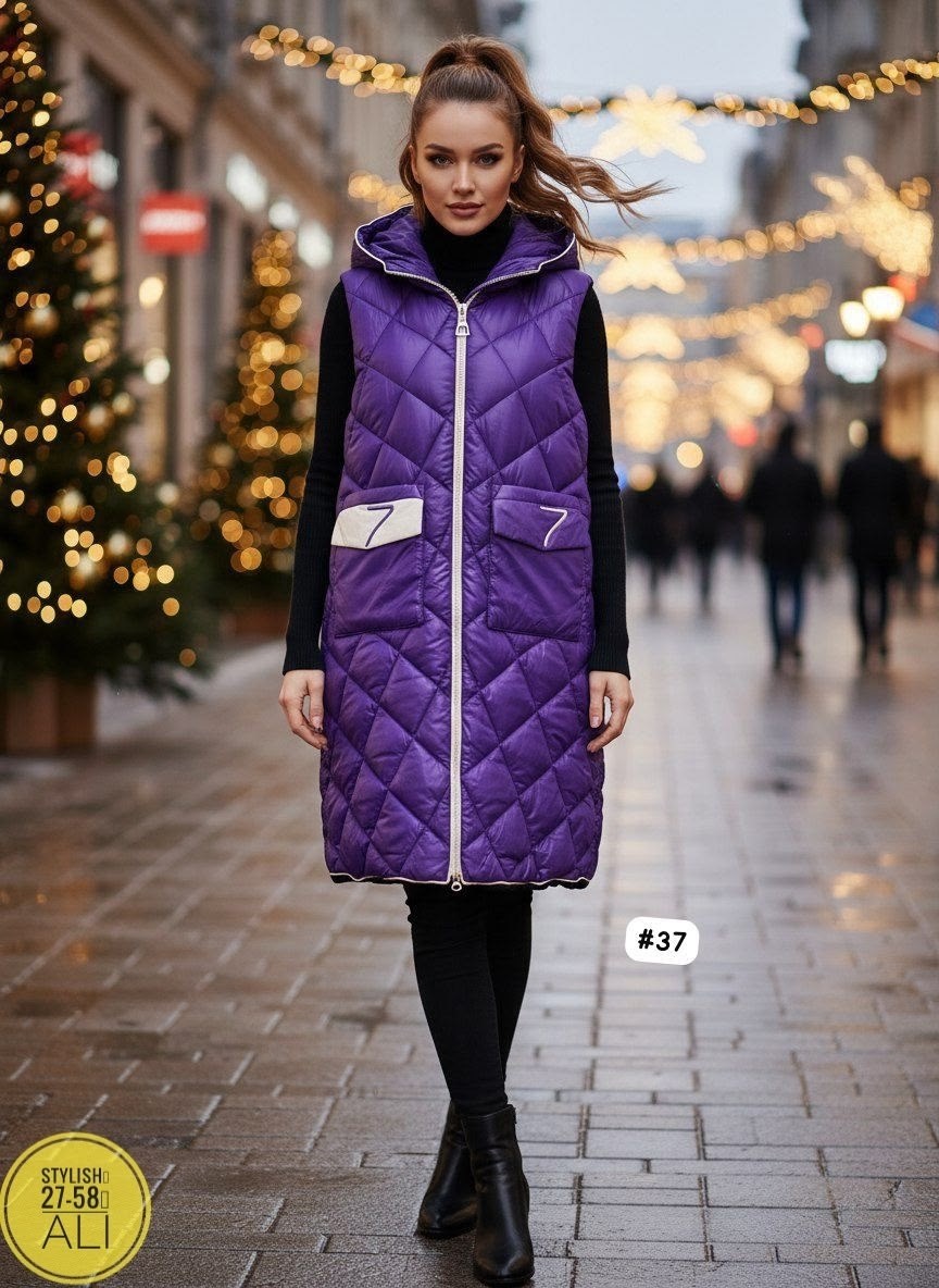 жилет стеганый женский удлиненный,жилет на синтепоне,удлиненный жилет,теплый жилет,жилетка женская