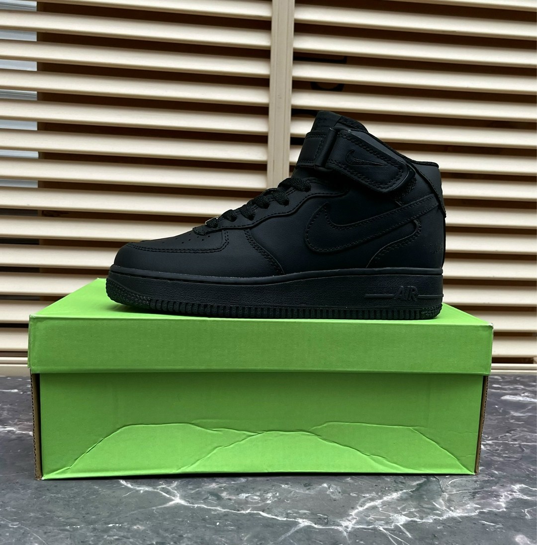 nike air force 1 mid black,nike air force 1 mid,nike air force 1 mid 07,nike air force 1 черные,nike air force 1 high black