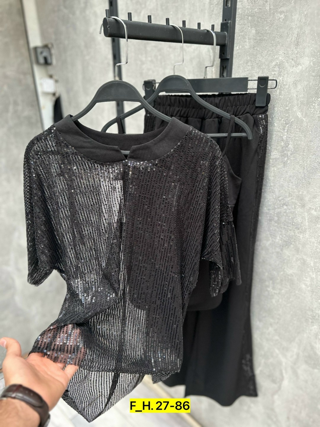 комплект из платья,платье сетка,,майка сетка