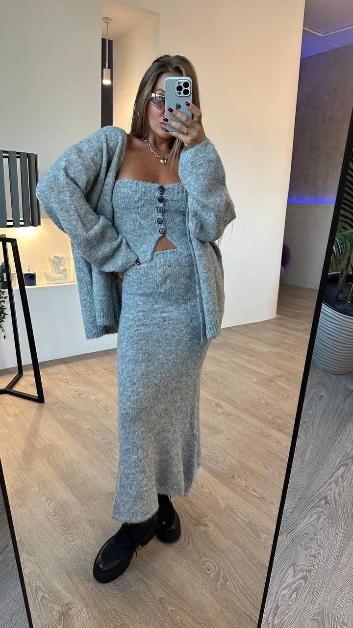 комплект кардиган,вязаные кардиганы,вязаные костюмы,вязаные комплекты,объемный кардиган