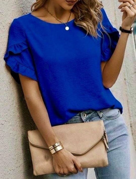 блузка женская модная,блузка женская,блузка стильная,блузка с оборками,блузка модная