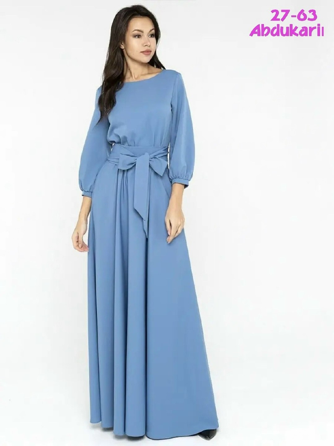 женское платье с дл,голубое платье макси,женские повседневные платья,женские платья длинные,платье длинное