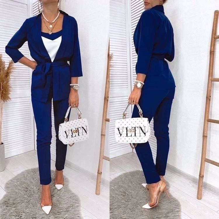 стильные женские костюмы,женский костюм тройка,костюм тройка модный,костюм тройка с брюками,женский костюм тройка черный