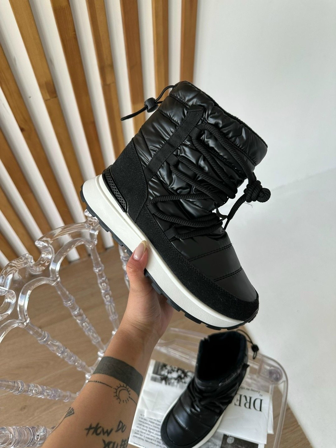 женские дутики,, дутики,дутики черные,зимние женские дутики