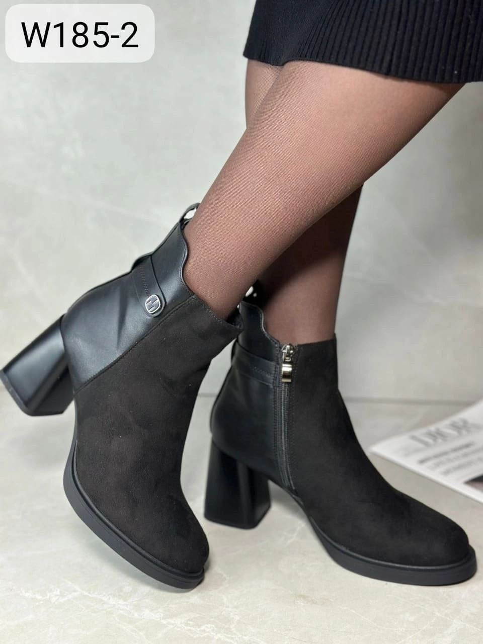 ,ботильоны зимние на каблуке, женская,ботильоны зимние,полусапожки на каблуке