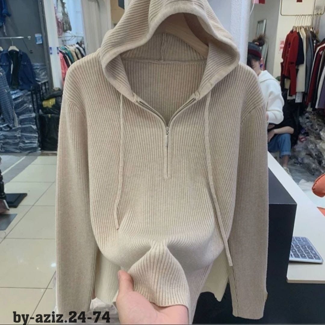 женский свитер с капюшоном,трикотажный свитер с капюшоном,женские однотонные толстовки,женская кофта,свитера с капюшоном