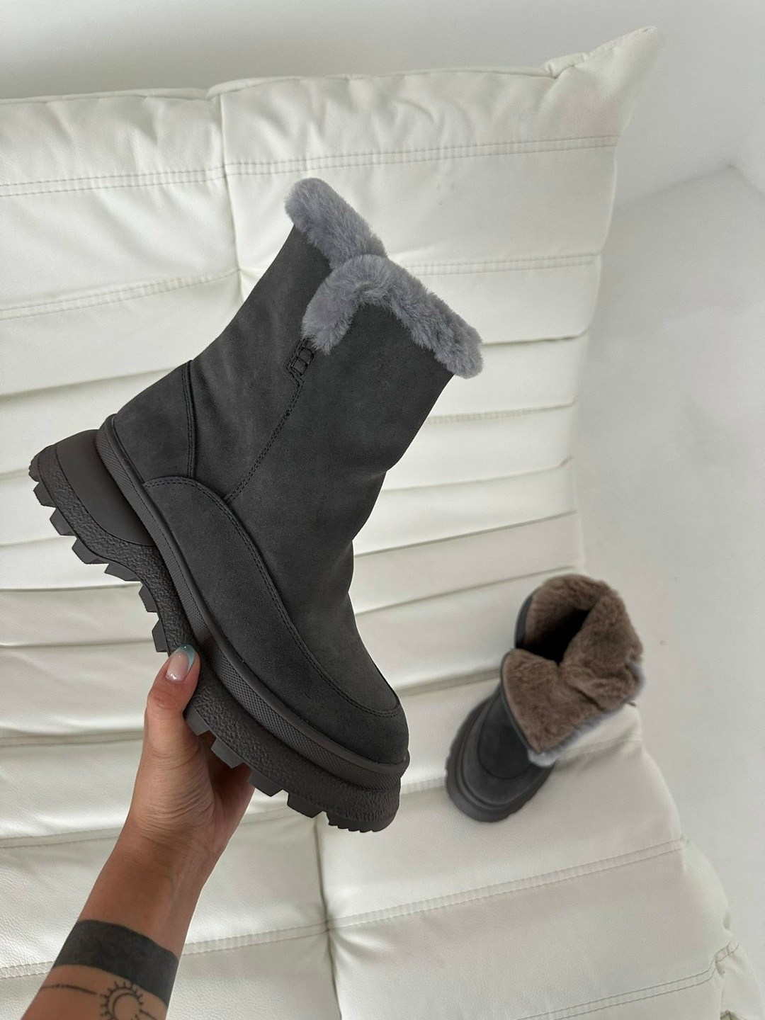 полусапоги,,замшевые полусапоги,полусапоги зимние,женская зимняя