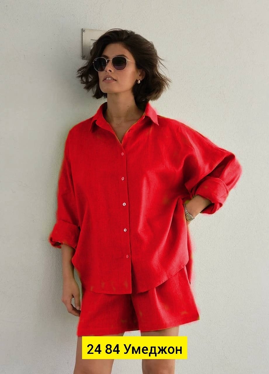 костюм женский рубашка,костюм женский рубашка с шортами,муслиновый костюм с шортами,костюм льняной с шортами,костюм женский летний с шортами и рубашкой