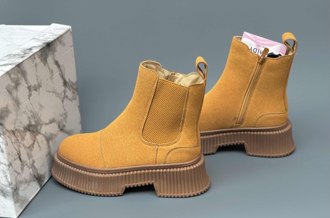 ,теплая ,ботинки,ботинки модные,зимняя женская