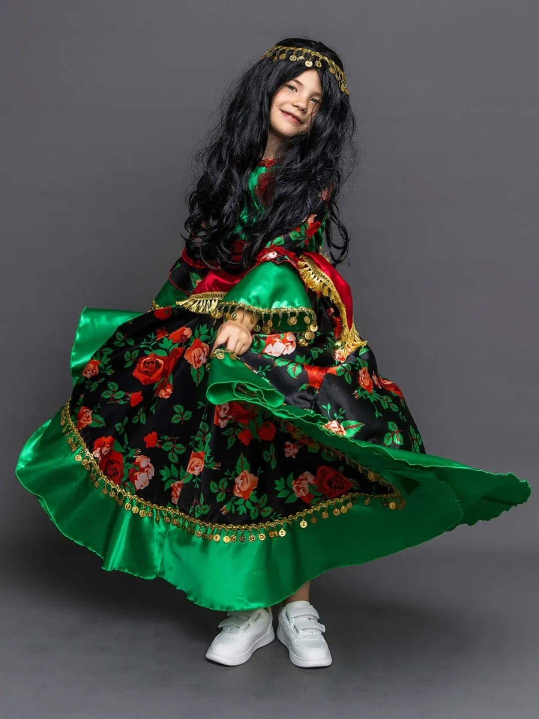 карнавальный костюм "цыганка рада" 1015,цыганский костюм для девочки,костюм цыганки детский,карнавальный костюм цыганки для девочки,костюм цыганки для девочки