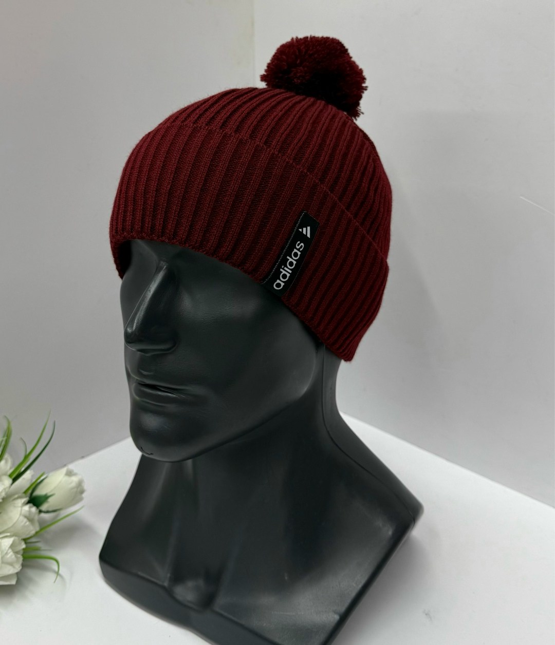 мужская шапка,шапка мужская зимняя,шапка с помпоном мужская,шапка,шапка зимняя