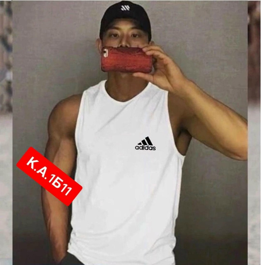 мужские майки adidas,мужская майка без рукавов,футболка без рукавов мужская оверсайз,майка мужская,мужские топы
