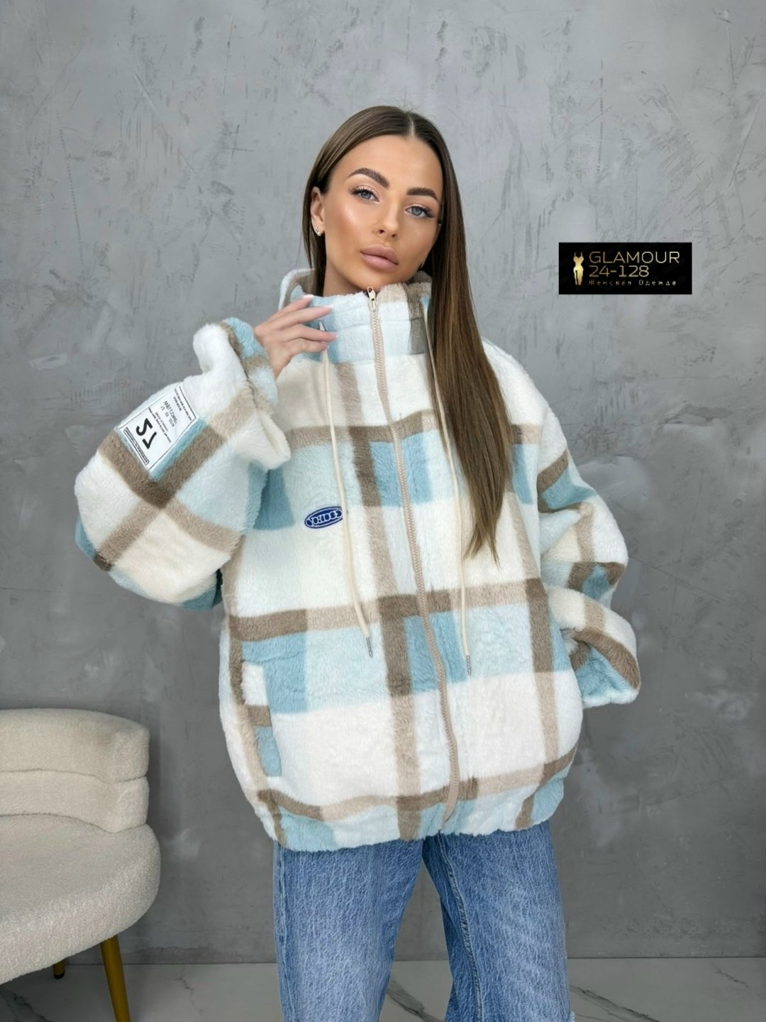 рубашка женская теплая в клетку оверсайз,повседневная куртка,рубашка теплая в клетку оверсайз,пальто в клетку,рубашка теплая
