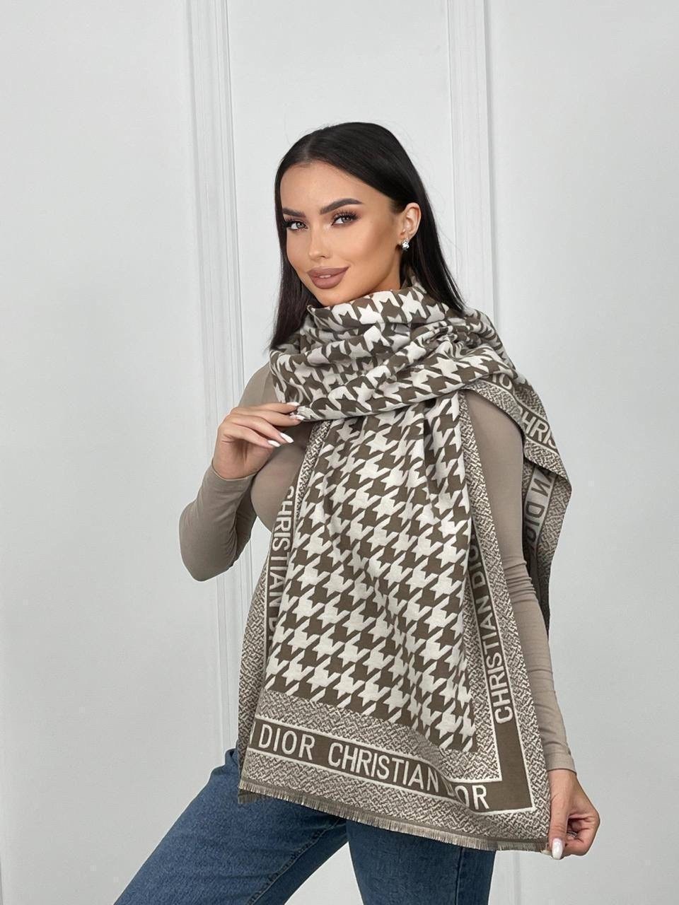 брендовый палантин dior,палантин теплый,палантин шарф женский кашемировый тёплый,брендовый палантин,палантин кашемир