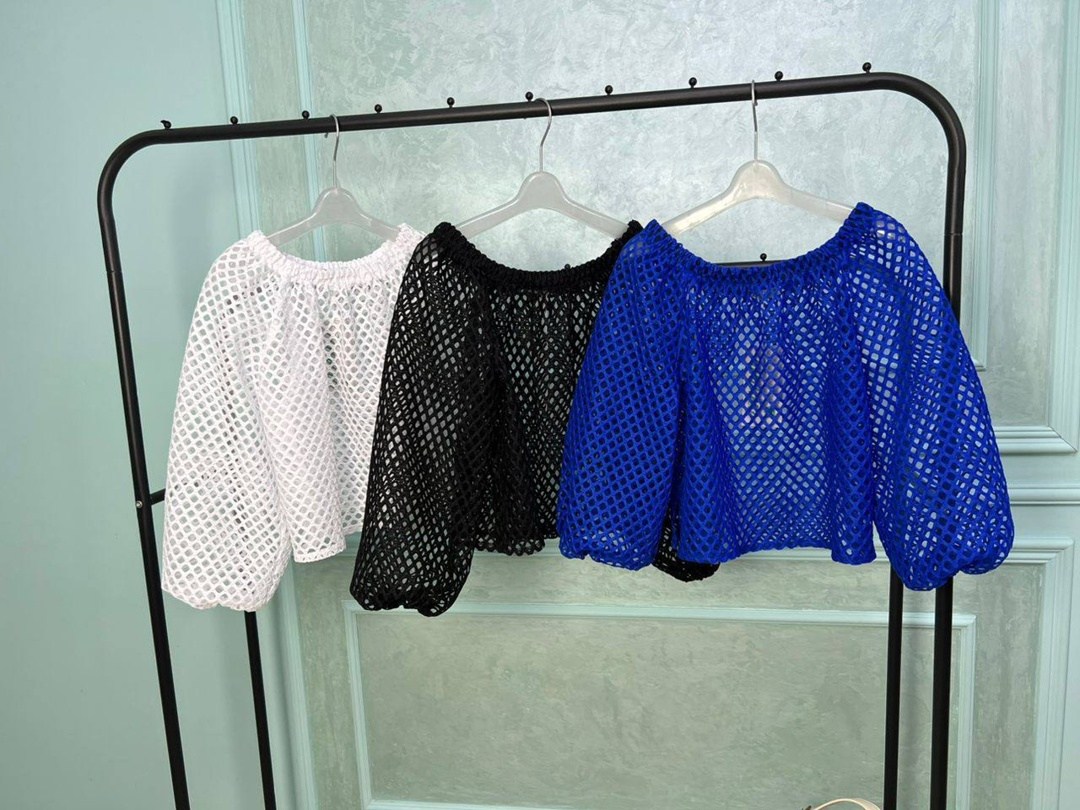 кофта сетка,укороченная кофта сетка,кофта в сеточку,блузка бант,модная кофта