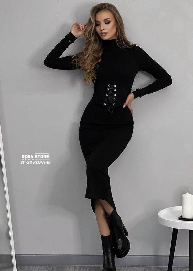 платье лапша с корсетом,черное платье лапша,платье лапша,платье лапша с поясом,трикотажное платье