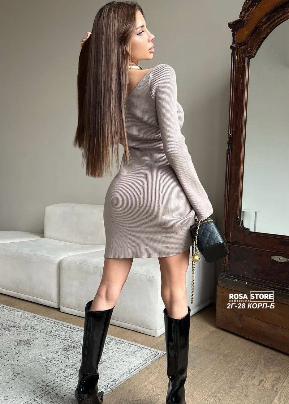 трикотажное платье,платье вязаное,облегающее платье,элегантное платье,платье лапша