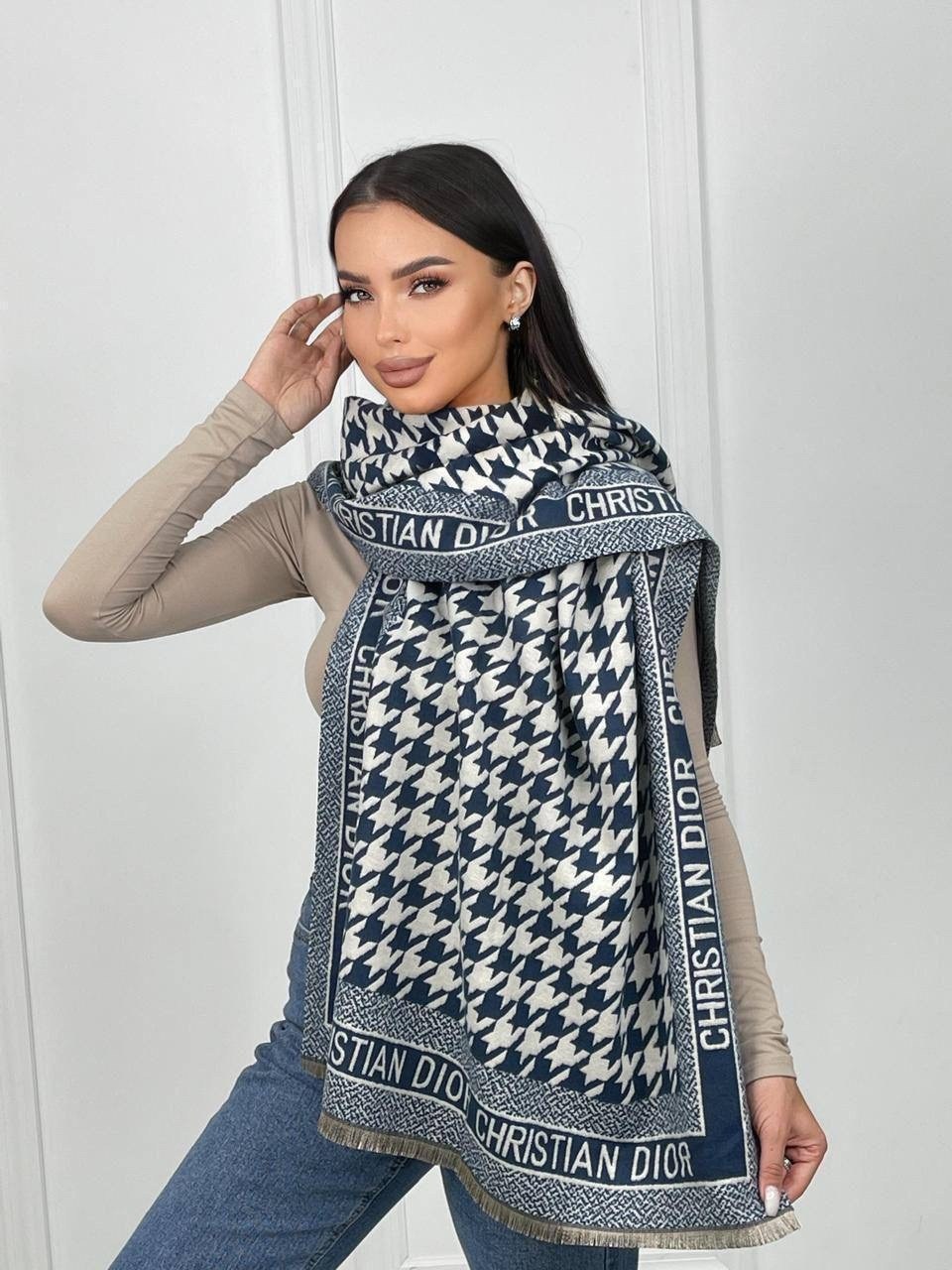 брендовый палантин dior,палантин теплый,палантин шарф женский кашемировый тёплый,брендовый палантин,палантин кашемир