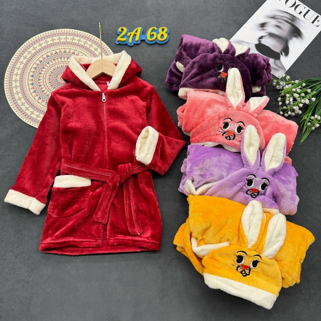 детский махровый халат,детский халат,халат зайка с ушками детский,детский халат для девочек,халат для девочек