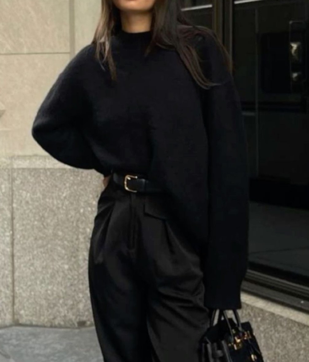 трикотажные костюмы,мода стиль,мода модная,черный стиль