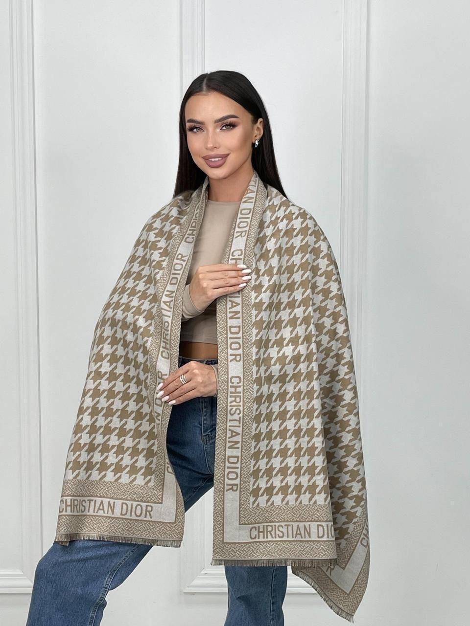 брендовый палантин dior,палантин теплый,палантин шарф женский кашемировый тёплый,брендовый палантин,палантин кашемир