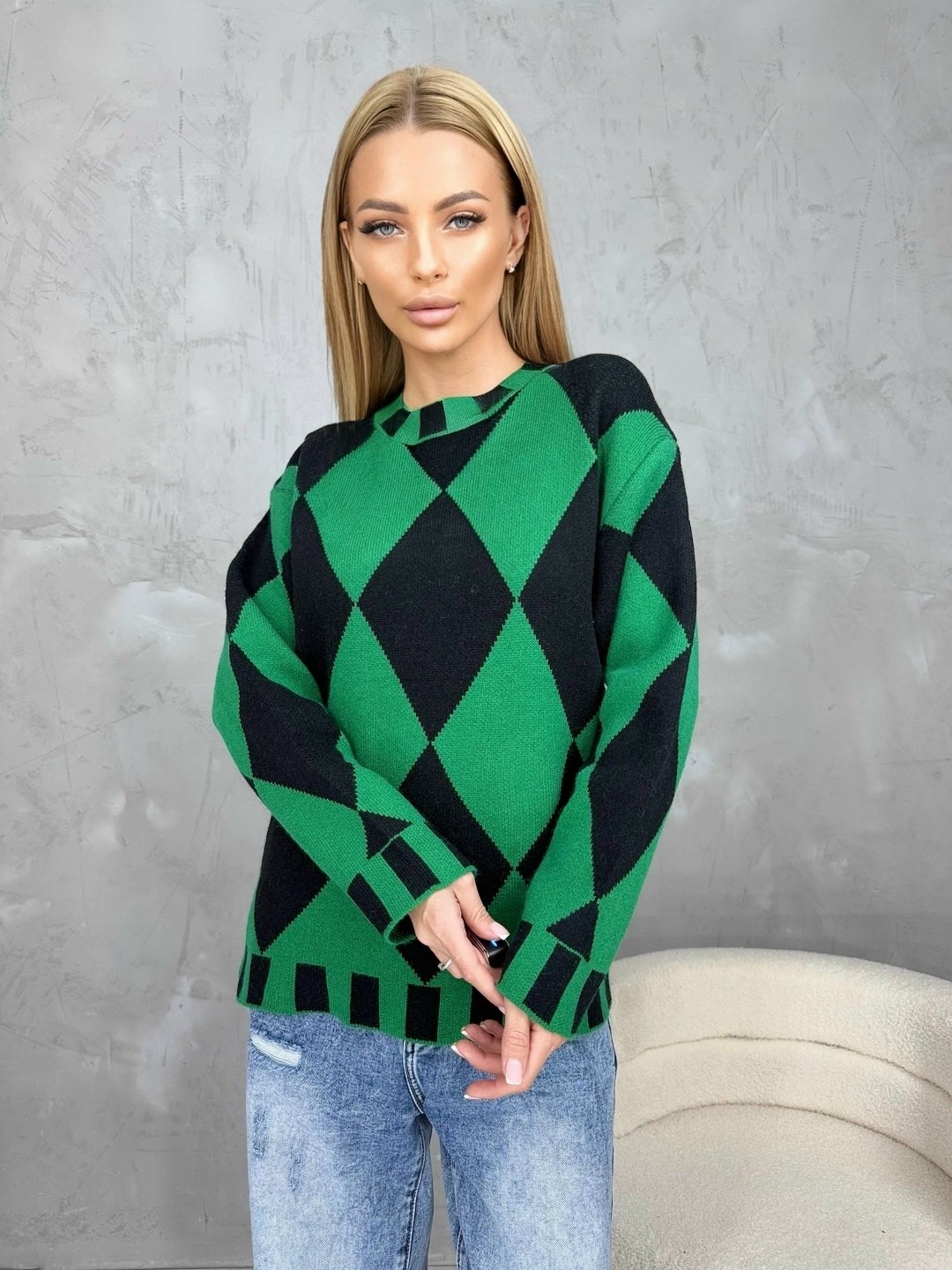 свитер ромбы,свитера женские,модные свитера,кофта женская,вязаные свитера