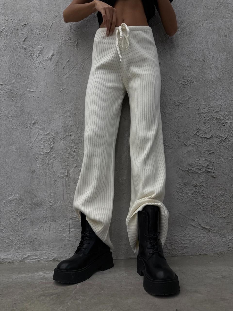 трикотажные брюки,повседневные брюки,модные брюки,вязаные брюки,брюки с широкими штанинами