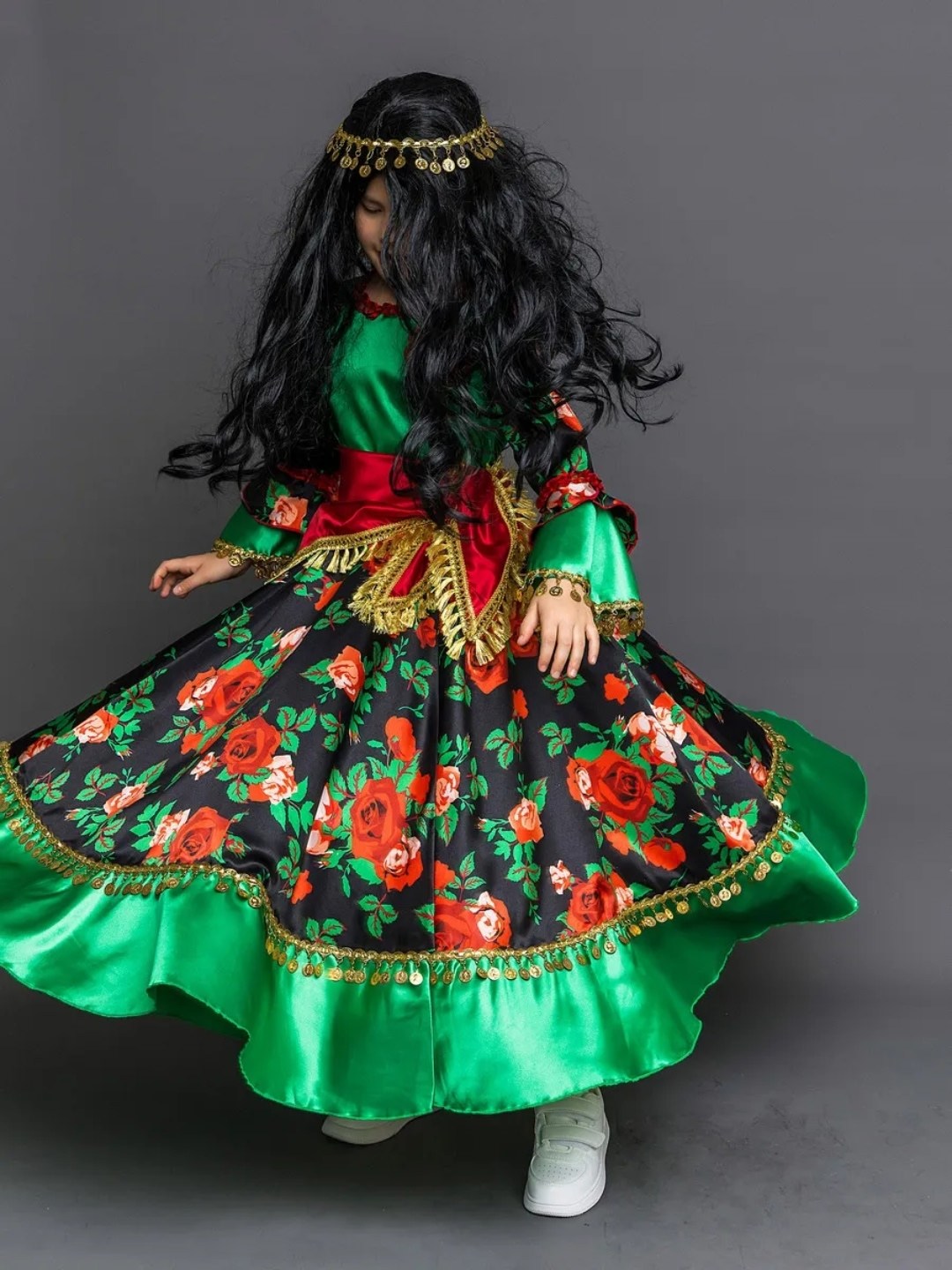 карнавальный костюм "цыганка рада" 1015,цыганский костюм для девочки,костюм цыганки детский,карнавальный костюм цыганки для девочки,костюм цыганки для девочки