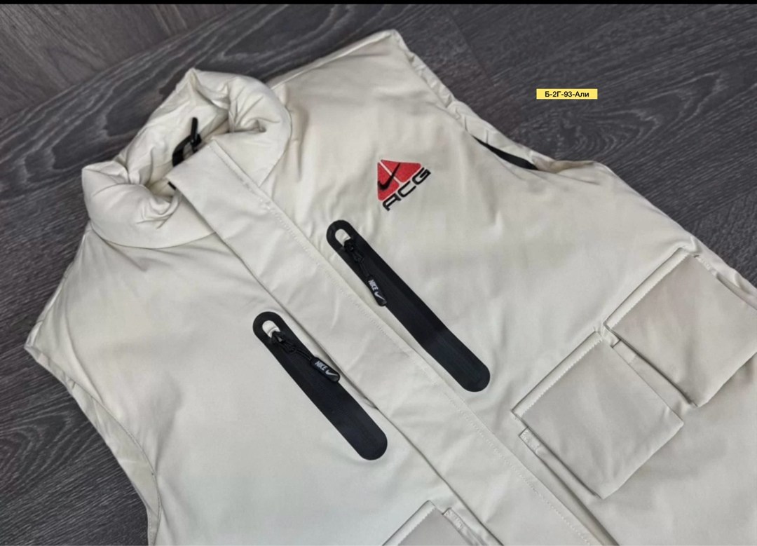 жилетка наса мужская,жилет nike acg оригинал prima-loft biege,жилет мужской,жилет,безрукавка мужская