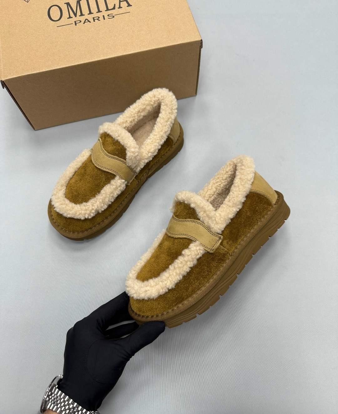 , женская,лоферы с мехам,модные угги,зимняя женская