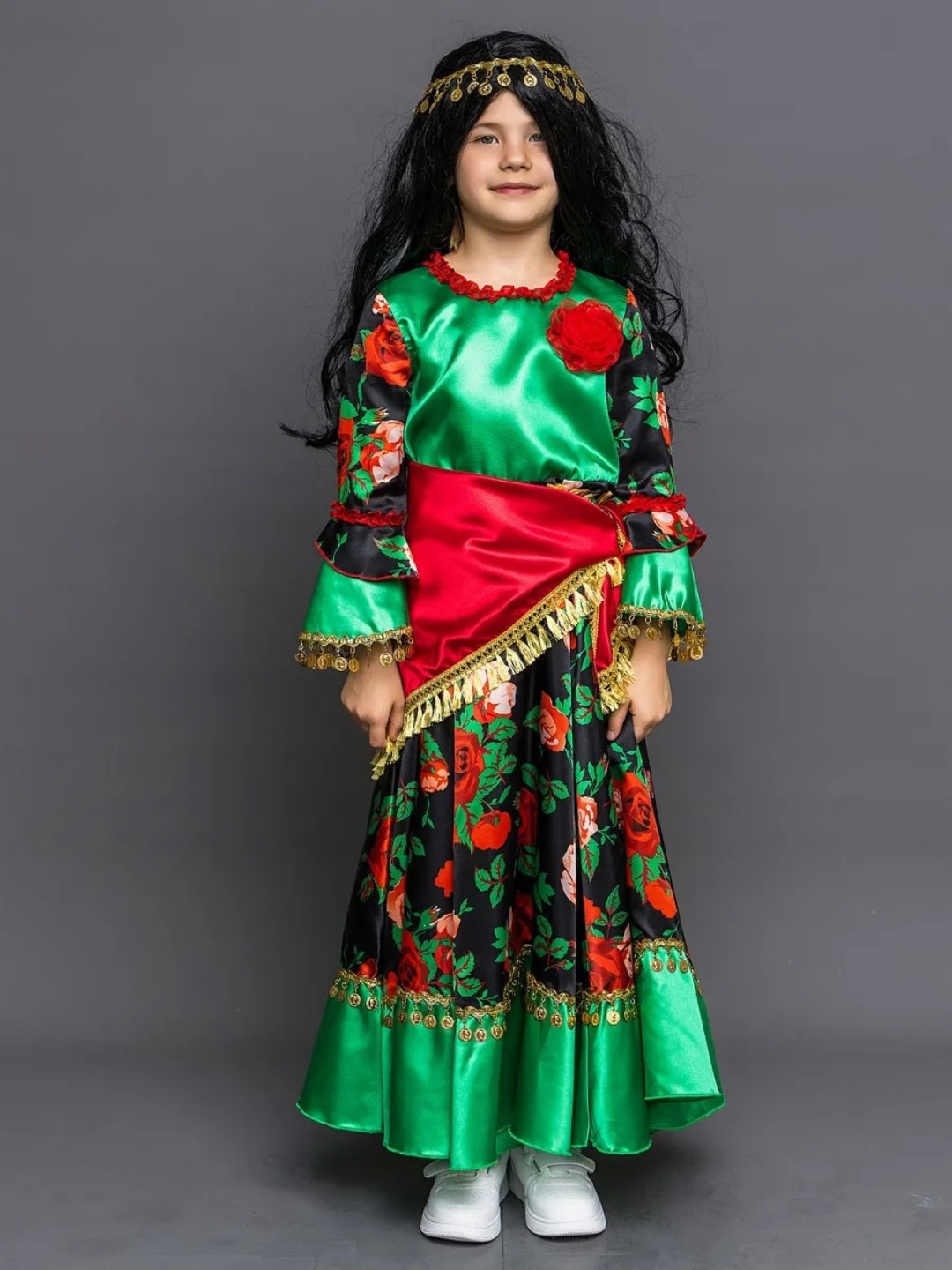 карнавальный костюм "цыганка рада" 1015,цыганский костюм для девочки,костюм цыганки детский,карнавальный костюм цыганки для девочки,костюм цыганки для девочки