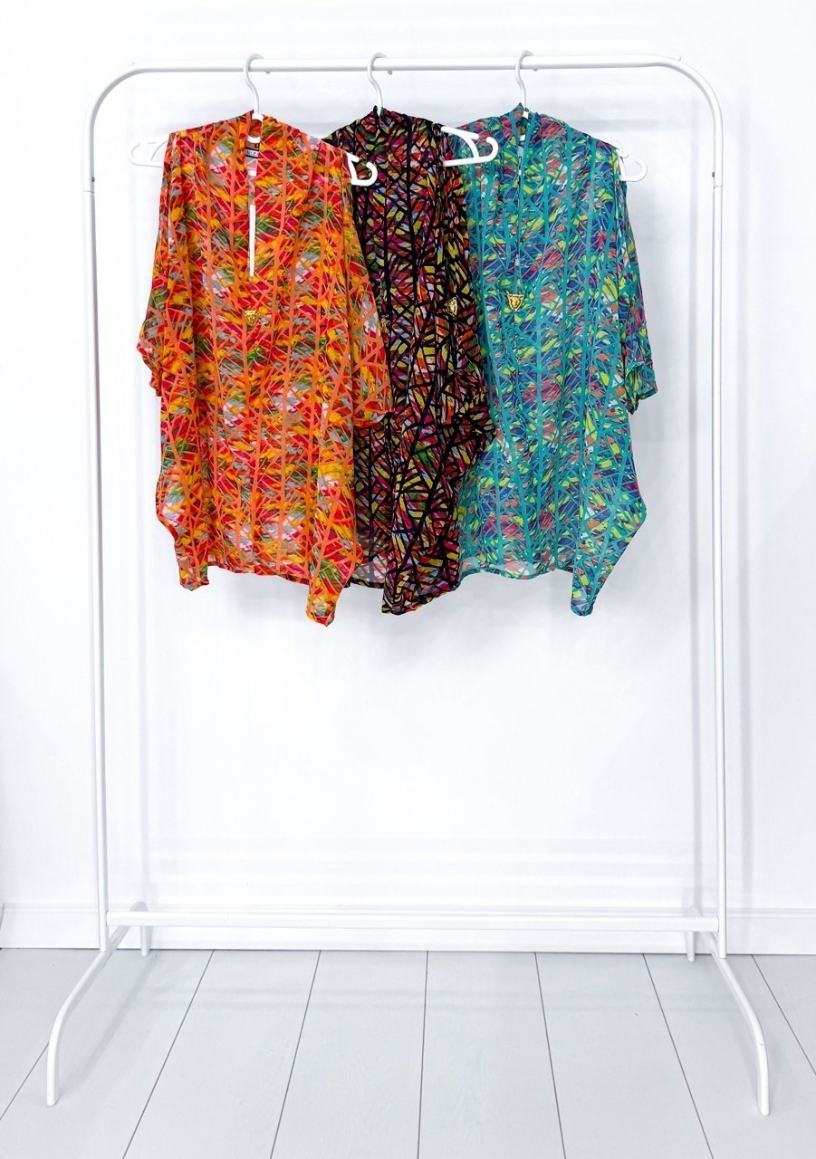 туника шифоновая,женская кофта,,туника из шифона,пляжная шифоновая туника