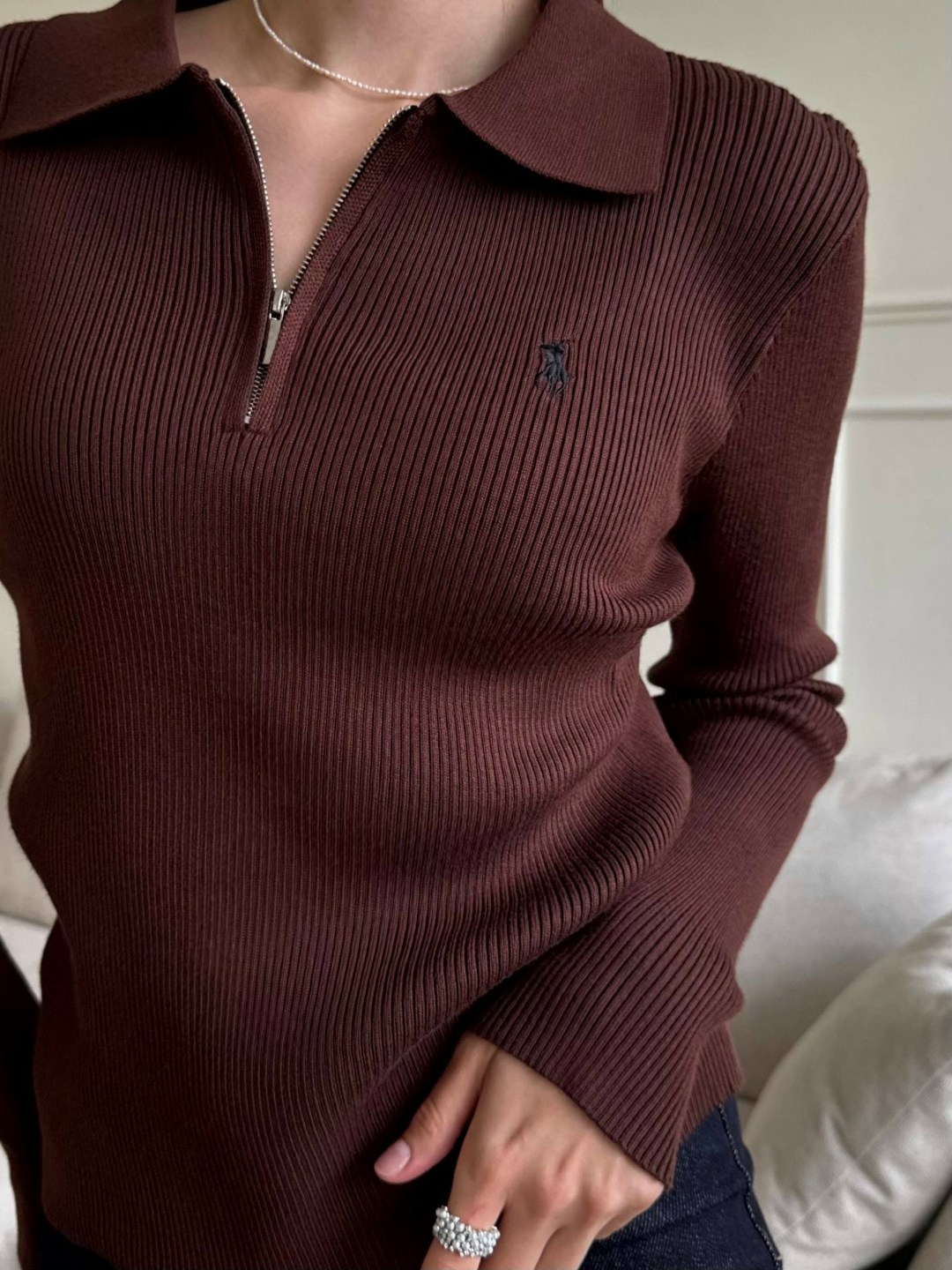 кофта поло,женская кофта,свитер поло женский,джемпер женский zarina,джемпер