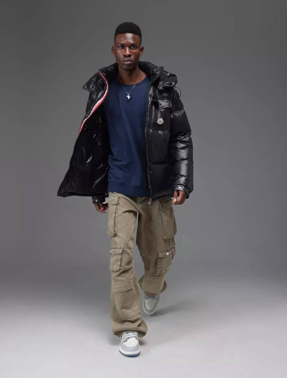 пуховик moncler мужской,moncler black down montbeliard jacket,moncler montbeliard,глянцевый пуховик монклер,пуховик moncler