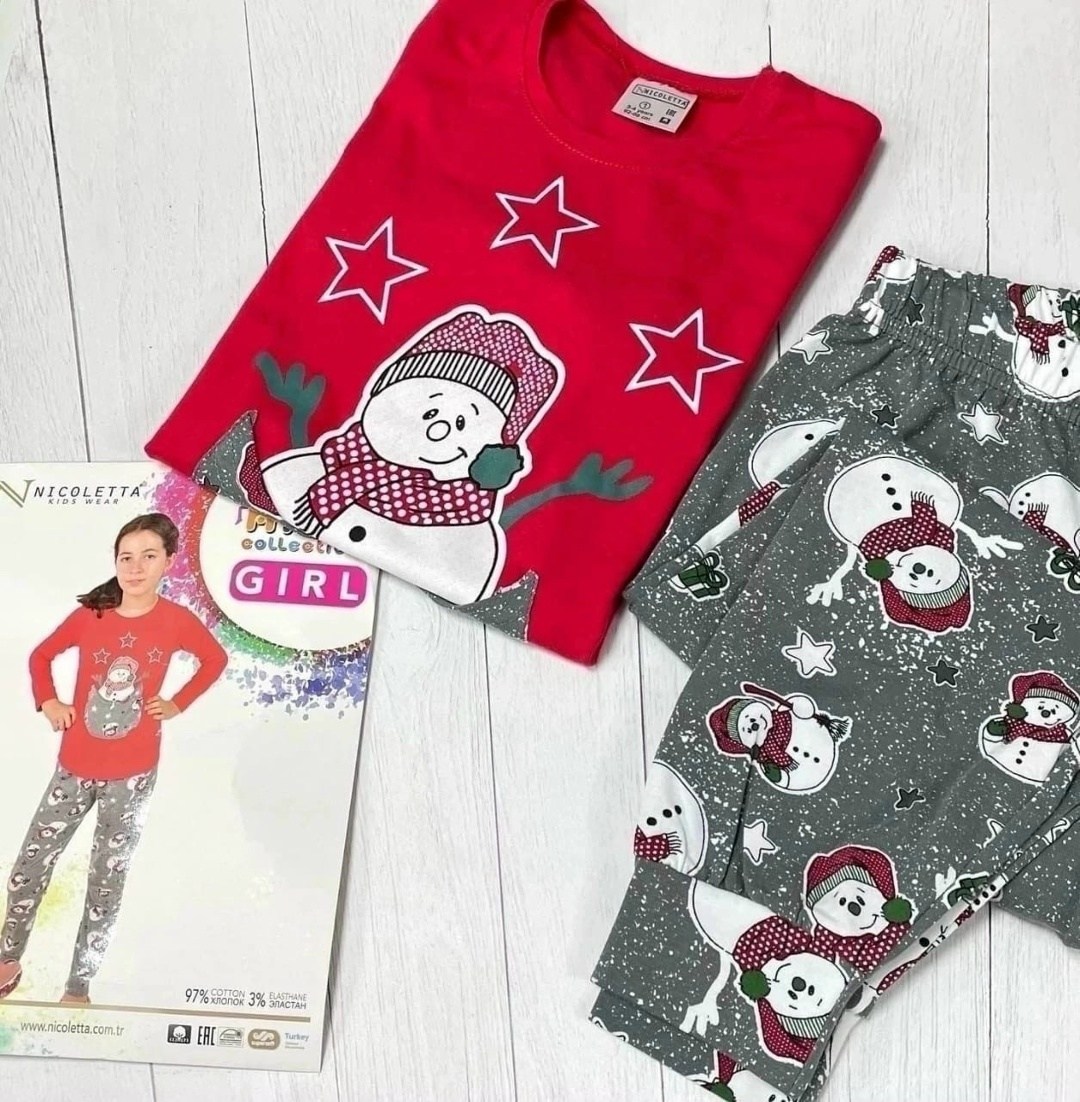 детская новогодняя пижама,новогодние пижамы,пижама для девочки новогодняя,пижама детская,пижама для девочек