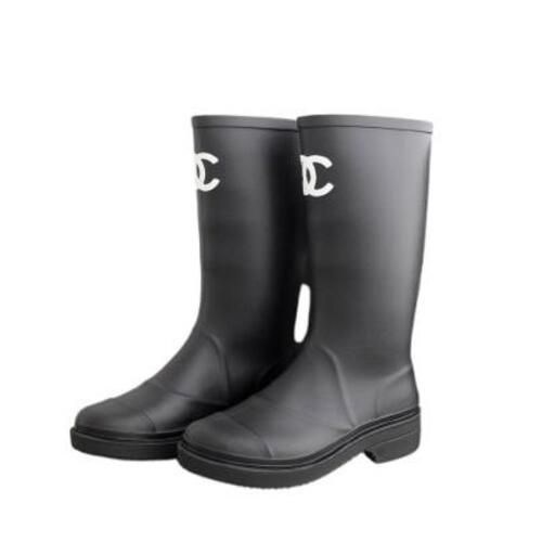 сапоги chanel,резиновые сапоги шанель,сапоги шанель,резиновые сапоги,женские резиновые сапоги