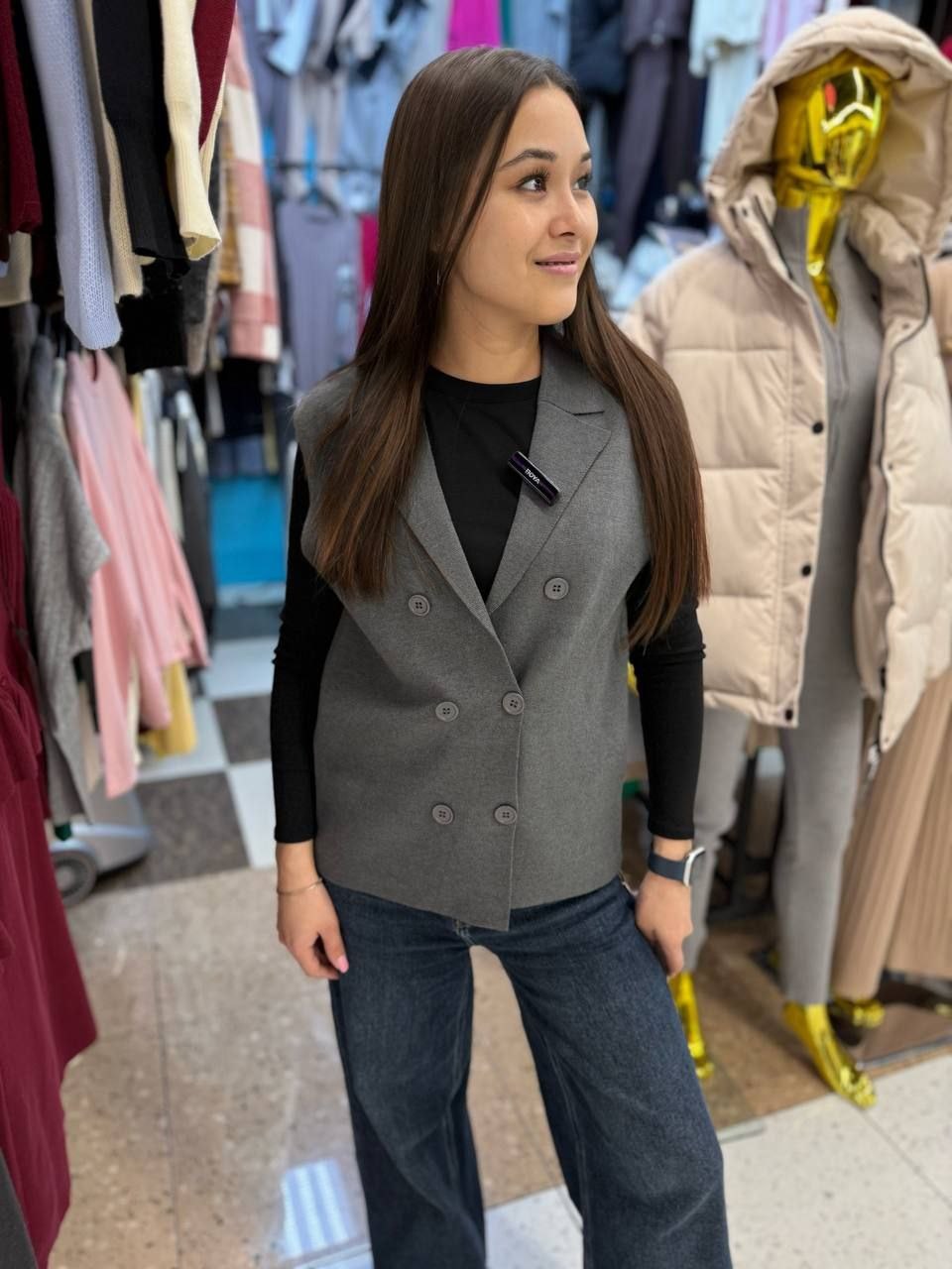 женские жилеты,жилет классический,жилет,жилетка женская,вязаные жилеты