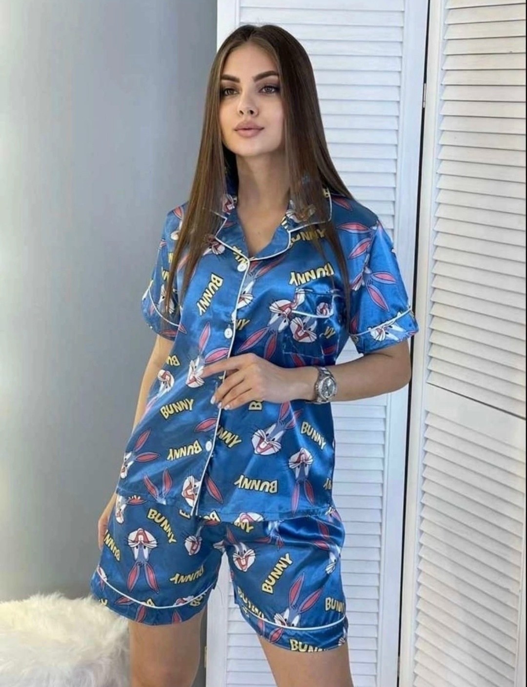 пижама женская шелковая с шортами,пижама женская,женские пижамные комплекты,пижама комплект,пижама с короткими рукавами