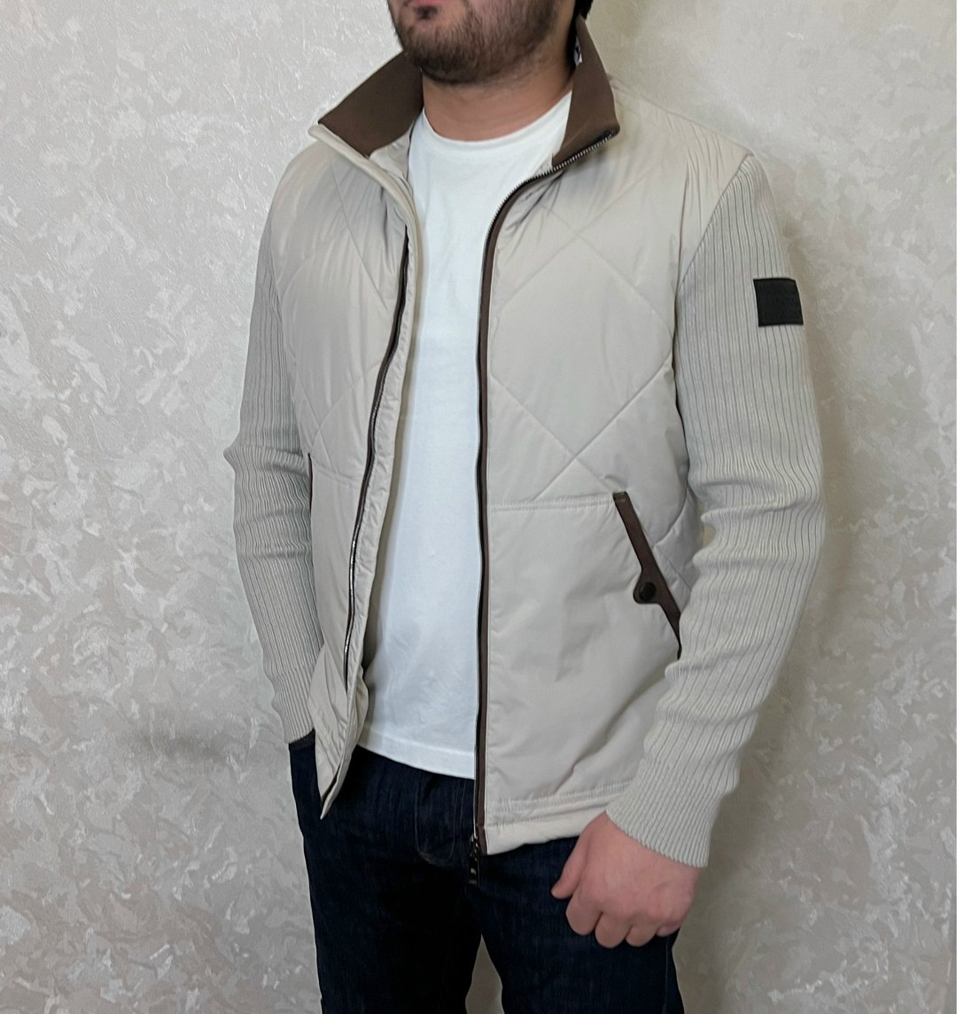 бежевая куртка мужская,куртка весенняя мужская,куртка демисезонная мужская,демисезонная куртка,комбинированная куртка