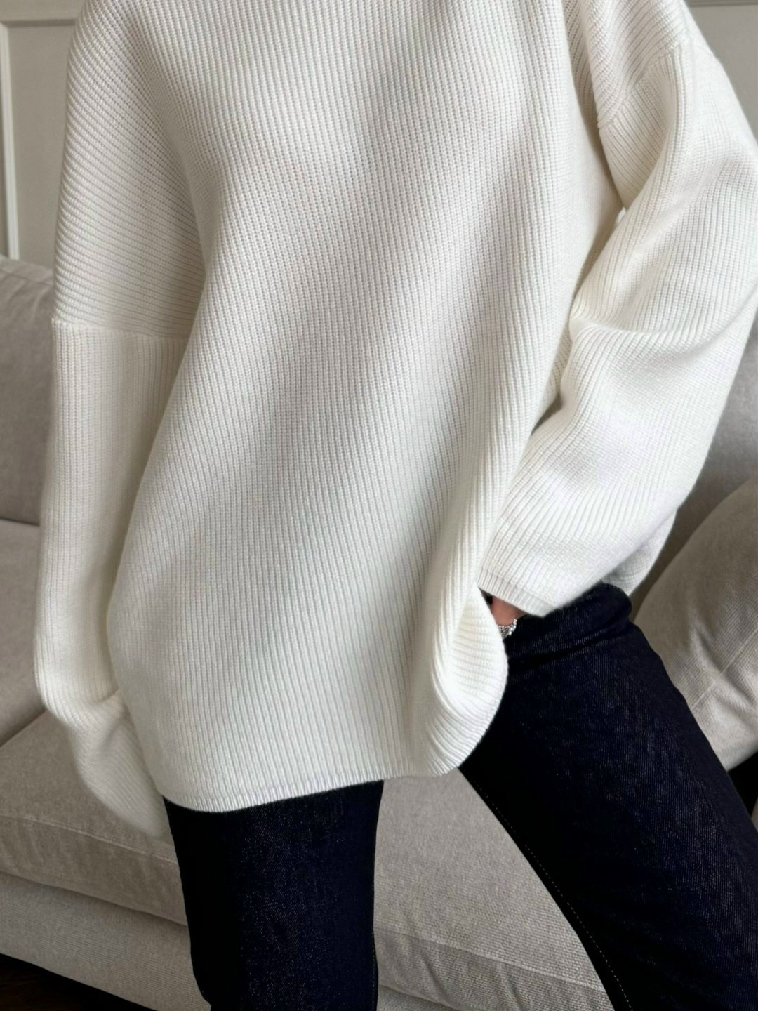 джемпер оверсайз,вязаный свитер оверсайз,джемпер оверсайз женский,бежевый джемпер,пуловер оверсайз