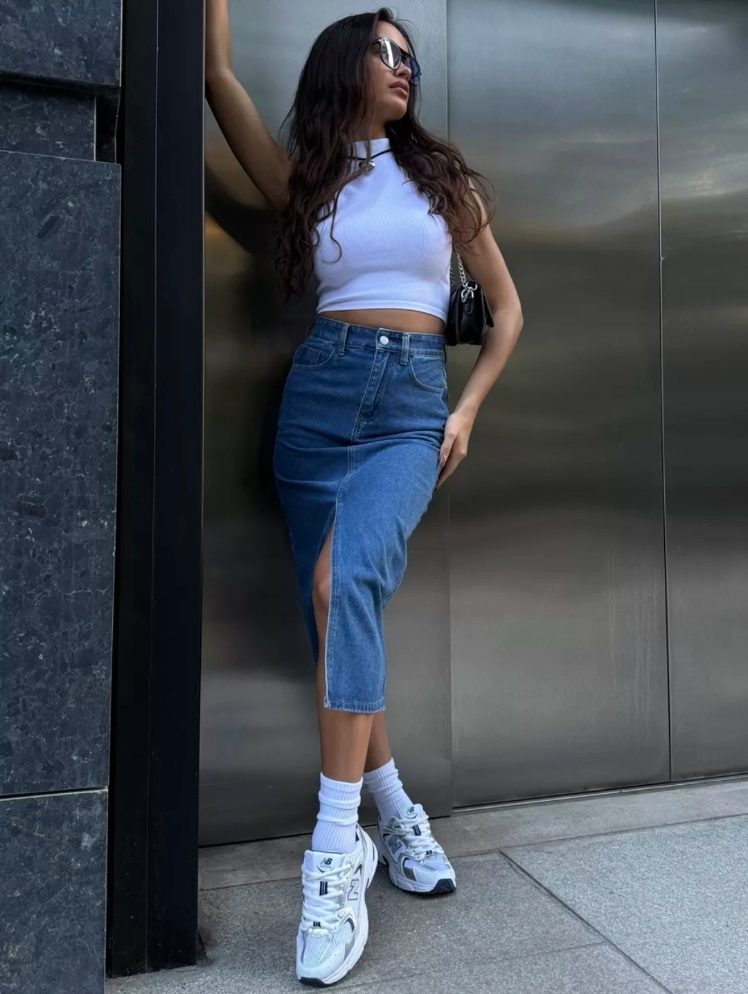 джинсовая юбка женская,джинсовая юбка,юбка джинсовая миди с разрезам,джинсовая юбка миди,джинсовая длинная юбка