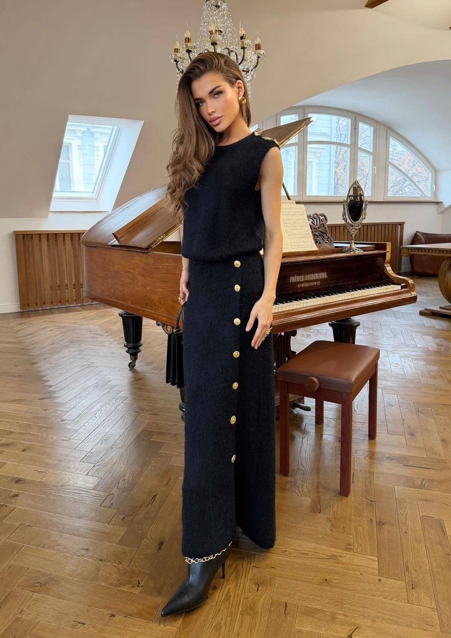 костюм вязаный теплый с юбкой,платье стильное,платье трикотажное,костюм с юбкой теплый