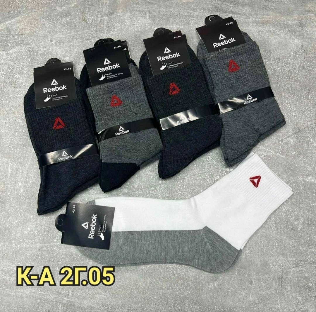 носки reebok,носки мужские reebok набор средней длины,комплект носков reebok,носки reebok мужские,носки мужские