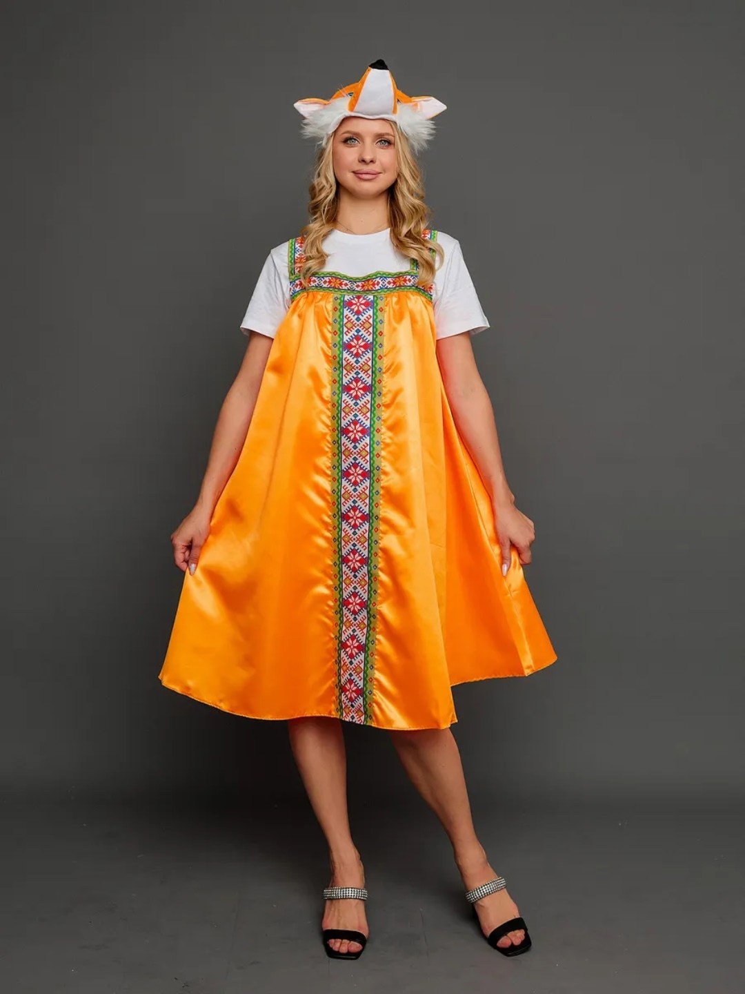 русские народные костюмы женские,взрослый костюм лисы,карнавальный костюм лиса патрикеевна пуговка,народный костюм,русские народные сарафаны