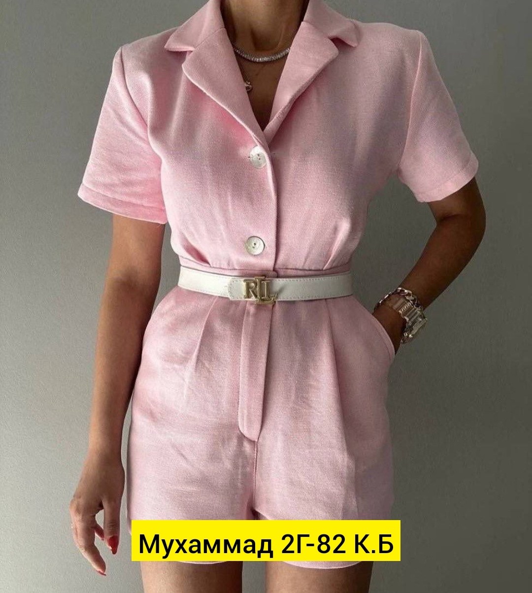 комбинезон повседневный,женские комбинезоны,костюмы женские летние,костюм комбинезон,комбинезон розово
