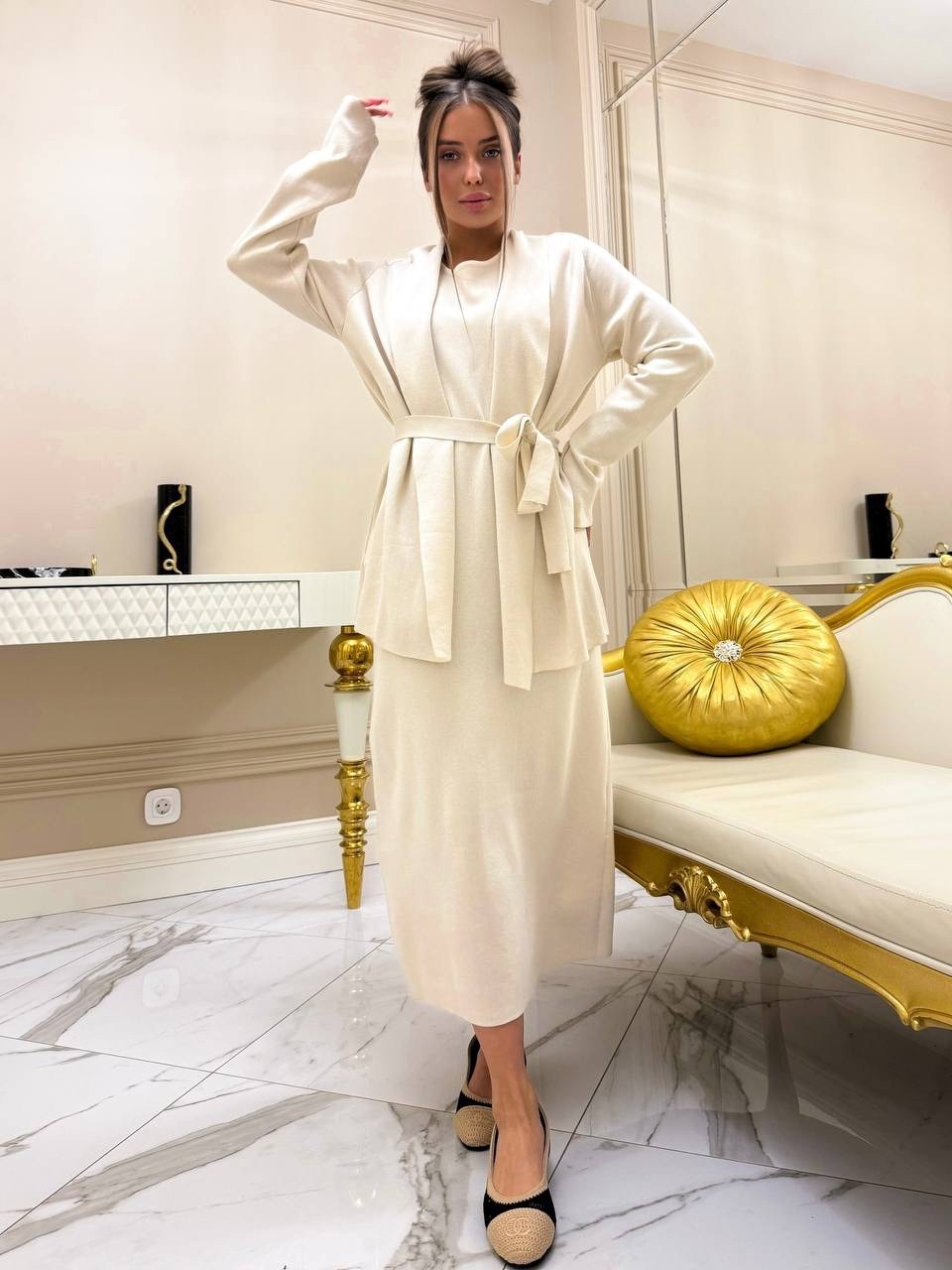 накидки на платье,платье лапша длинное с кардиганом,костюм двойка кашемир,комплект кардиган,платье стильное