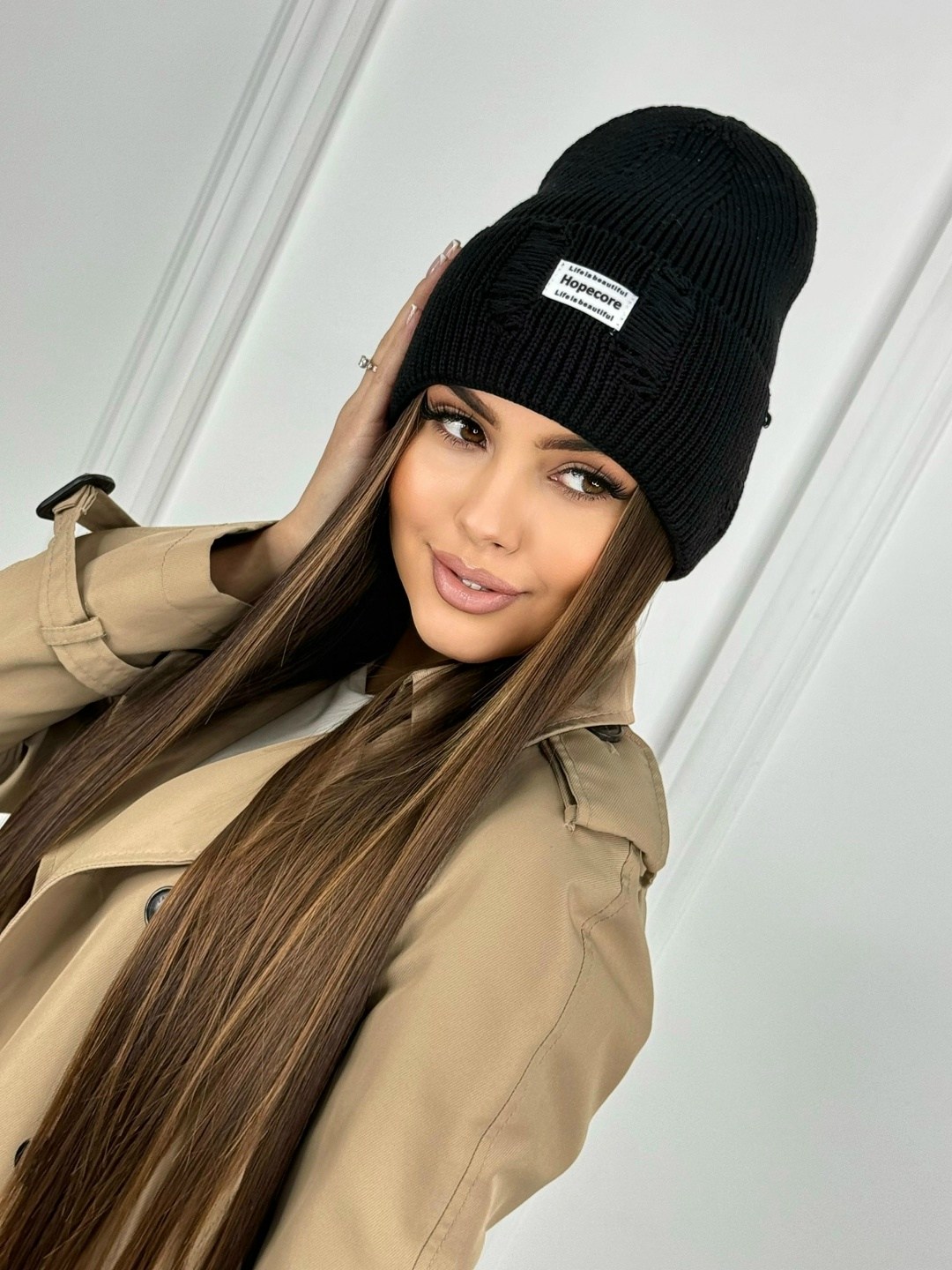 женская вязаная шапка бини,шапка женская,шапка бини с,шапка женская весенняя,шапка женская вязаная