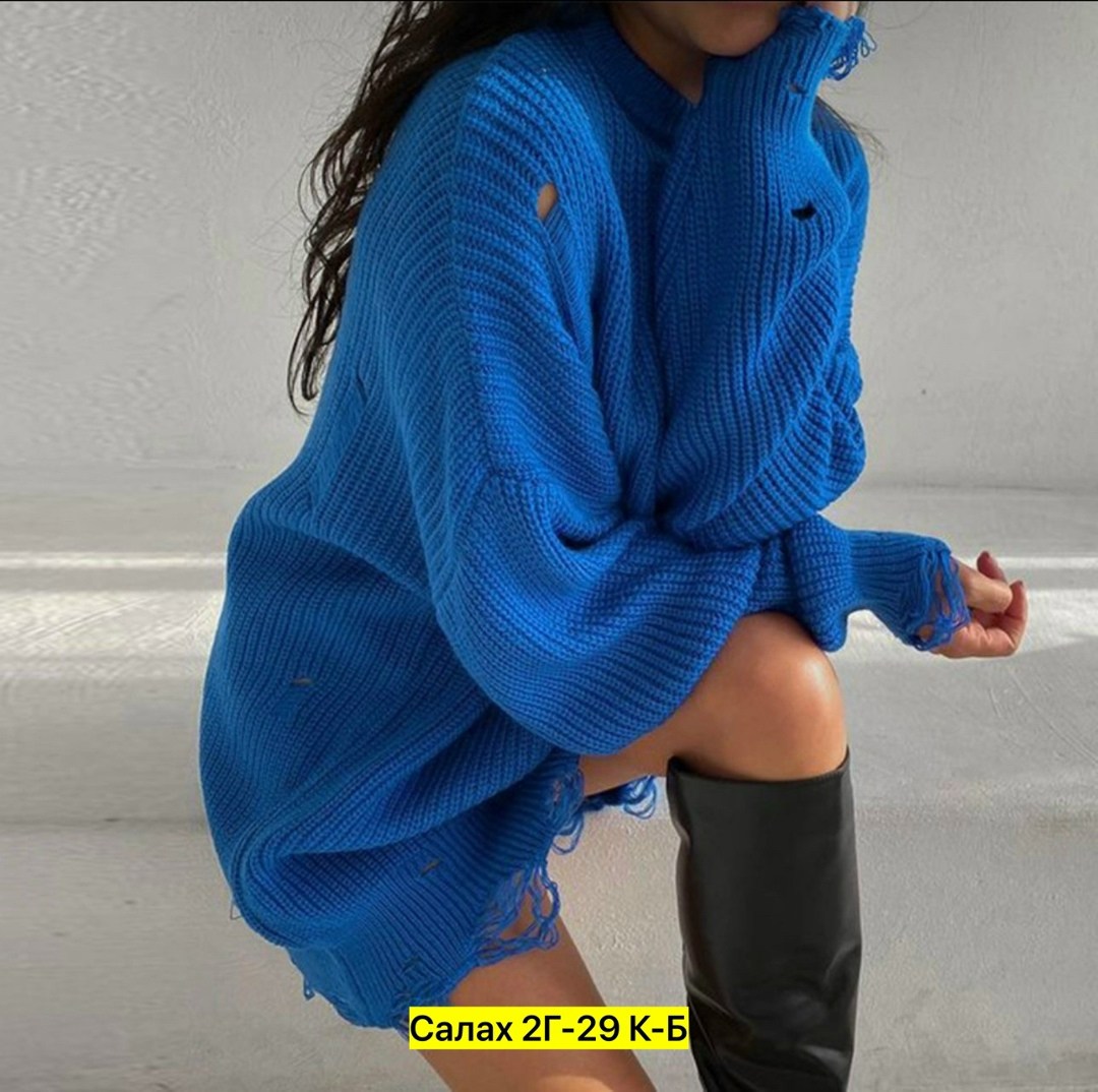 вязаное платье свитер,рваный свитер женский розовый,туника рваная вязаная,свитер рваный розовый,свободный свитер