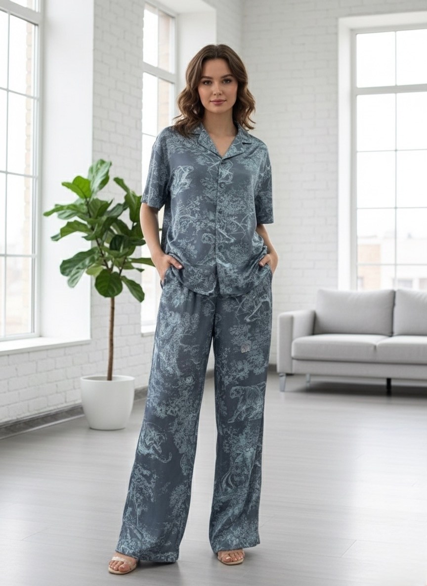 пижама шелковое,пижама шелковая с брюками,женская пижама с брюками,комплект домашний,пижамные костюмы